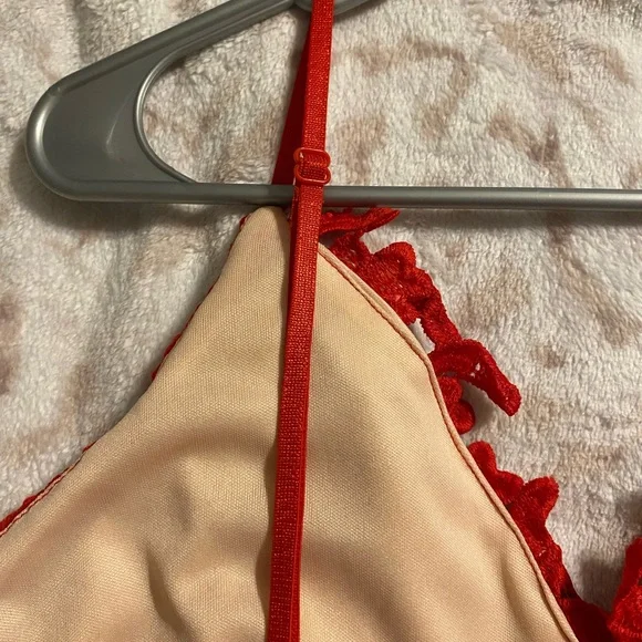 NWOT red lace midi sundress - Picture 8 of 11